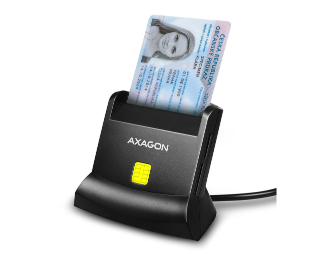 Axagon CRE-SM2 4-gniazda Smart card czytnik - 1485433 - zdjęcie